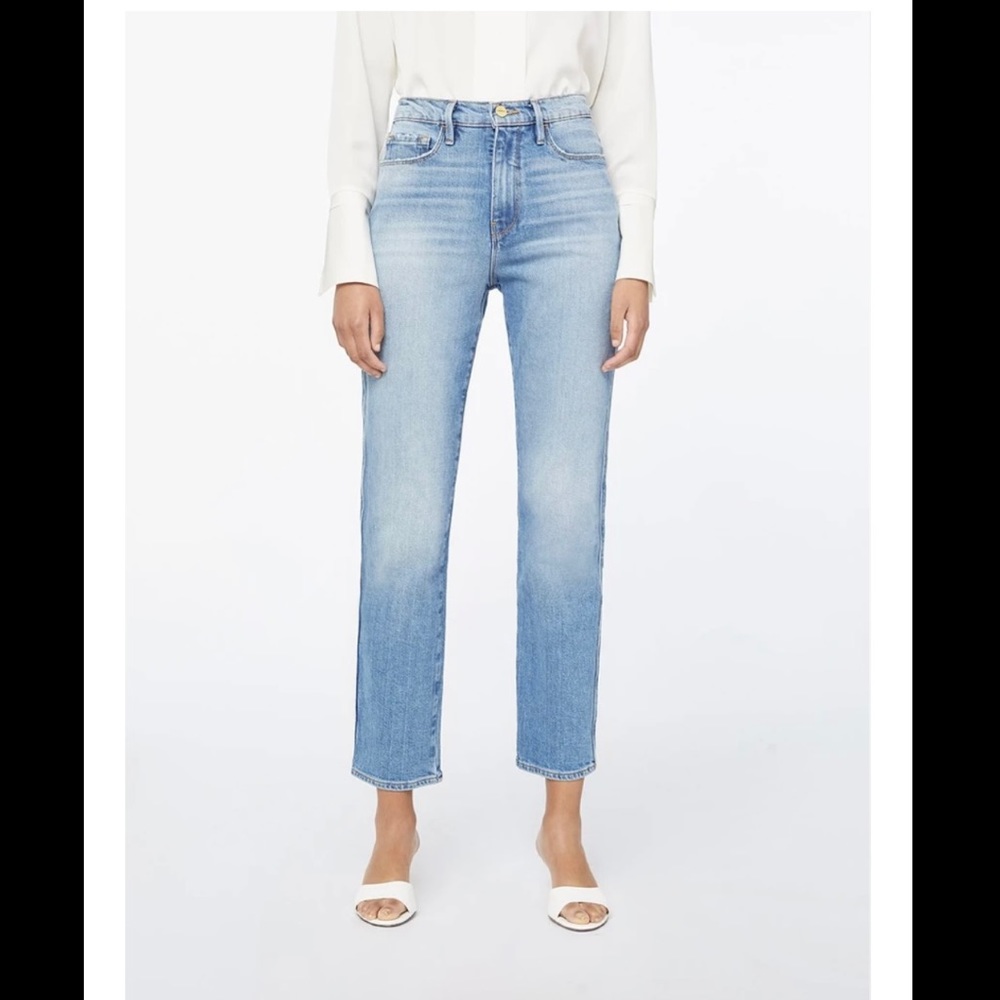 FRAME Le Sylvie Slender Straight Jeans